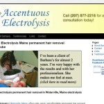 Accentuous Electrolysis website