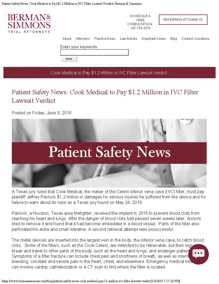 Patient Safety News