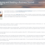 Dividing & Valuing a Business article